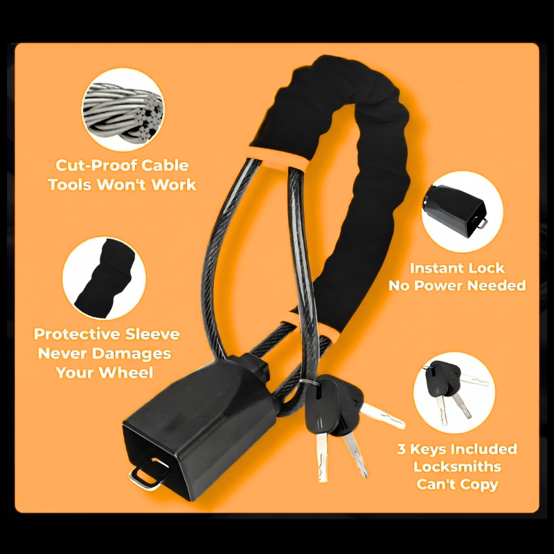 TORQ DEADLOCK™ Anti-Theft Steering Lock